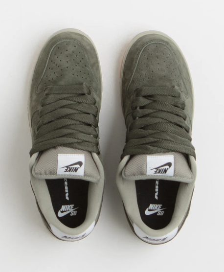 Nike SB Dunk Low Pro B Shoes - Sequoia  Sequoia - Light Army - White